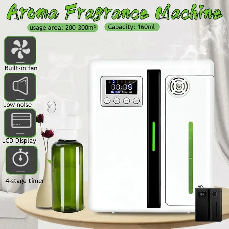 Difusor de Perfume, Ciclo Diário de Pulverização Automática UE 100-240V Aroma Fragrance Machine Dissipa Com Eficiência o Odor para Hotel